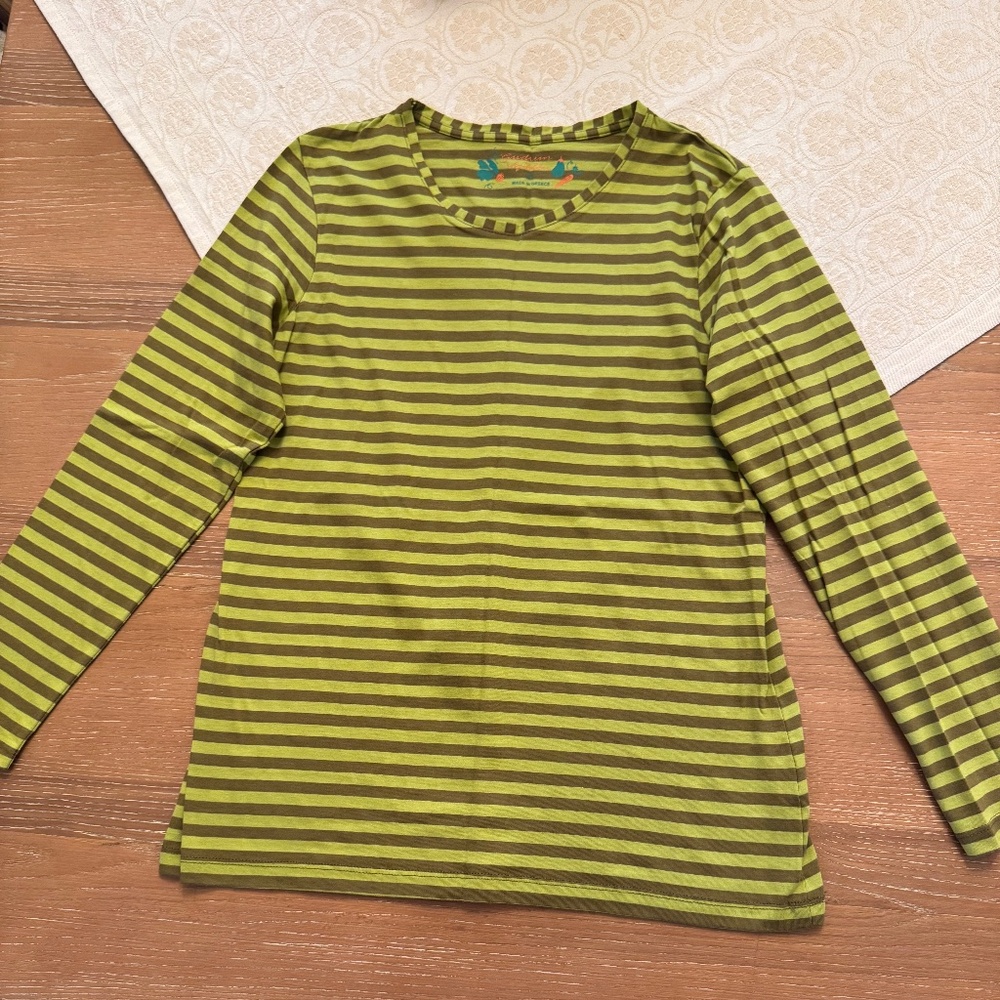 NWOT Gudrun Sjödén Organic Cotton Essential Striped Top – Size S